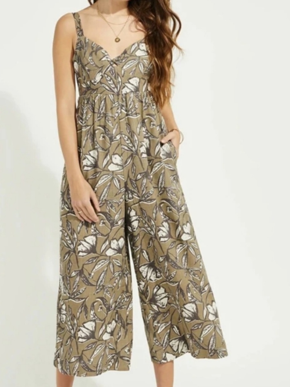 Gentle Fawn Tropez Jumpsuit- Linen Blend- Size Medium
